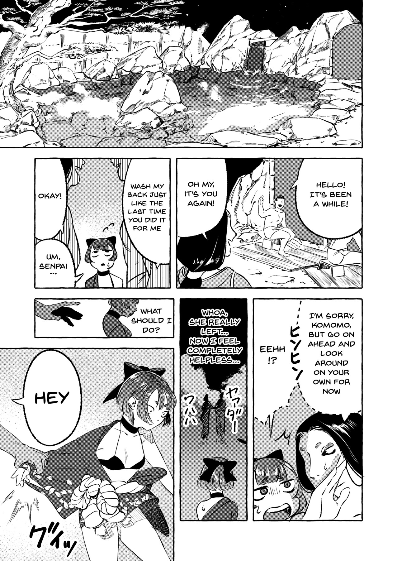 Hentai Manga Comic-The New Bathhouse Prostitute And A Problematic Customer-Read-3